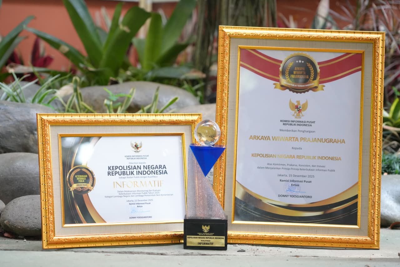 Tahun 2025 Polri Sabet Arkaya Wiwarta Prajanugraha dalam Monev KIP